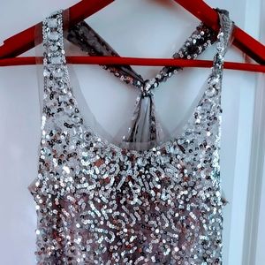 Shimmery sparkling top